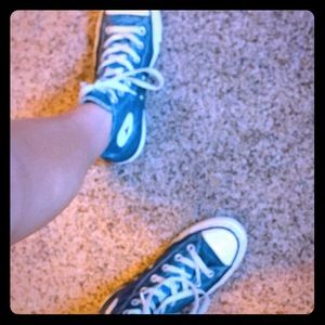 High Rise Converse!!💙🤍